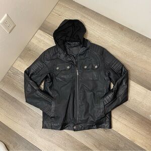 Urban Republic Black Hooded Jacket